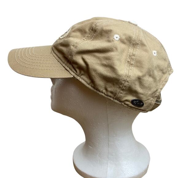Greg Norman Shark Golf Hat Cap Adjustable Tan - Picture 5 of 7